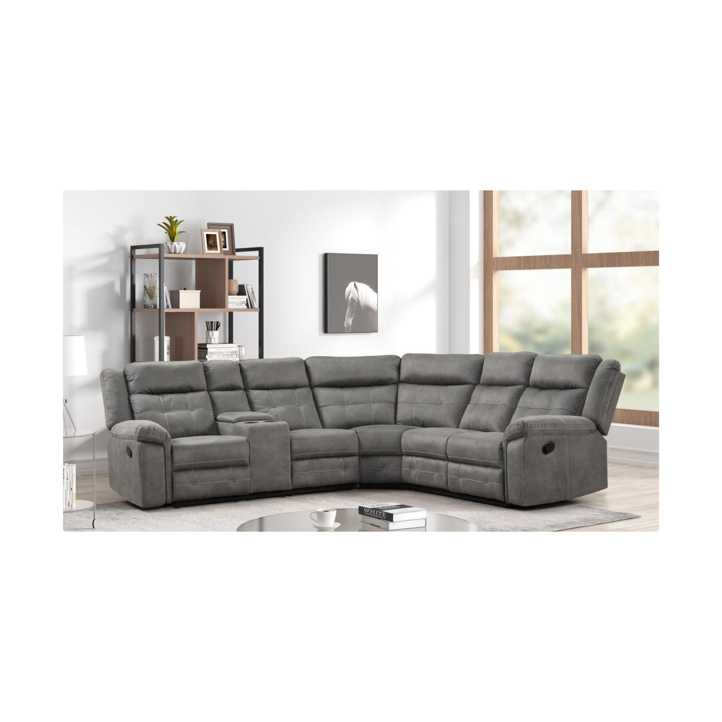 S464 Manual Reclining Sectional