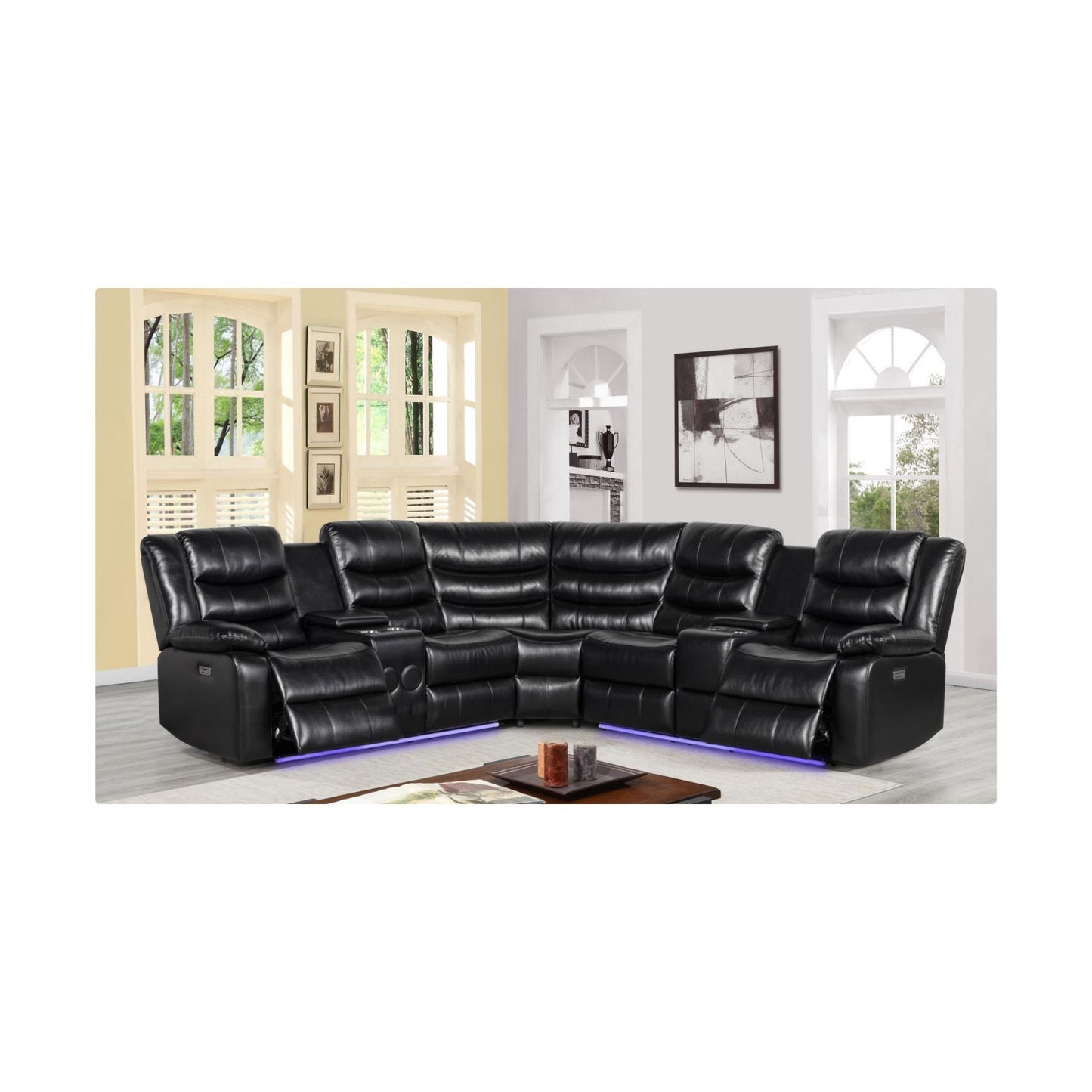 S419-2 Power Recliner with LED Light
