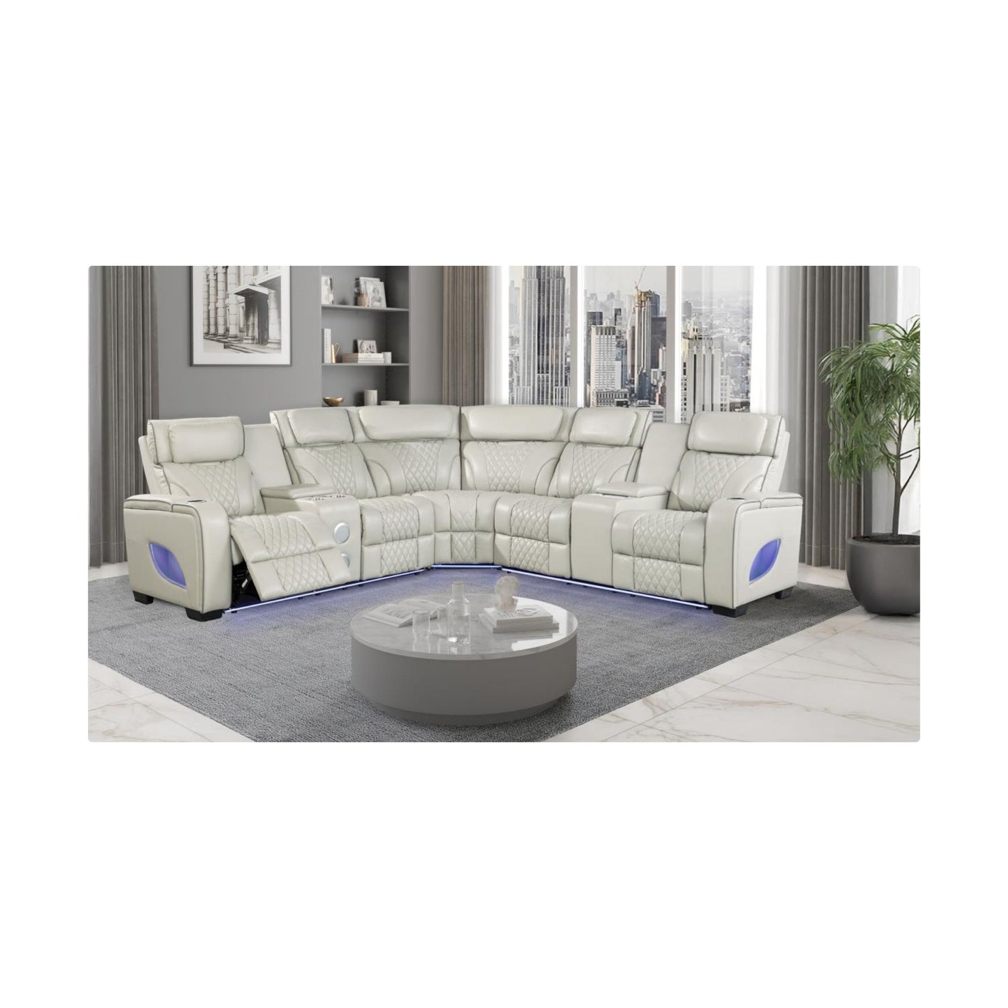 S401 Power Recliner, Power Headrest