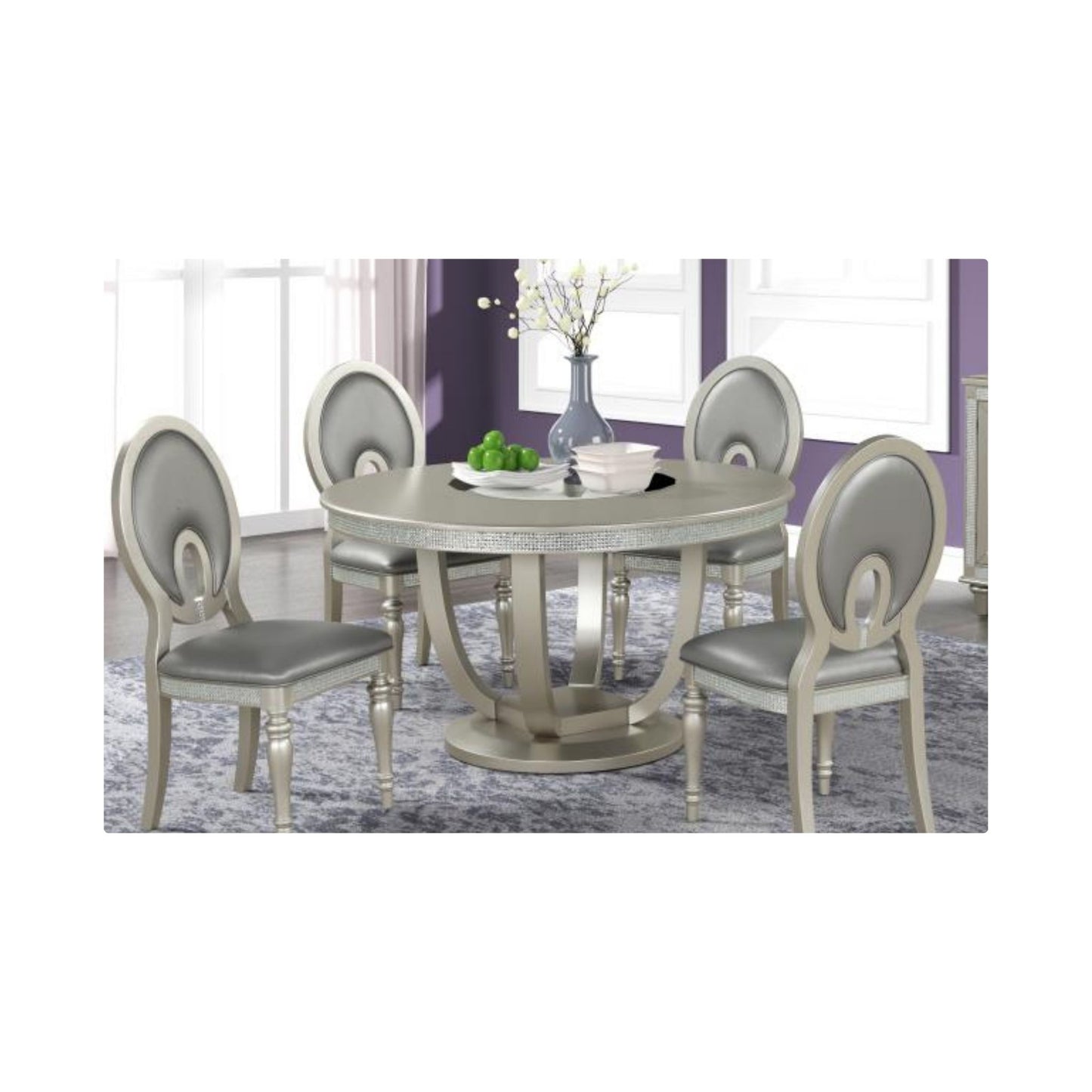 D206 Glam Style - Silver - Platinum Finish