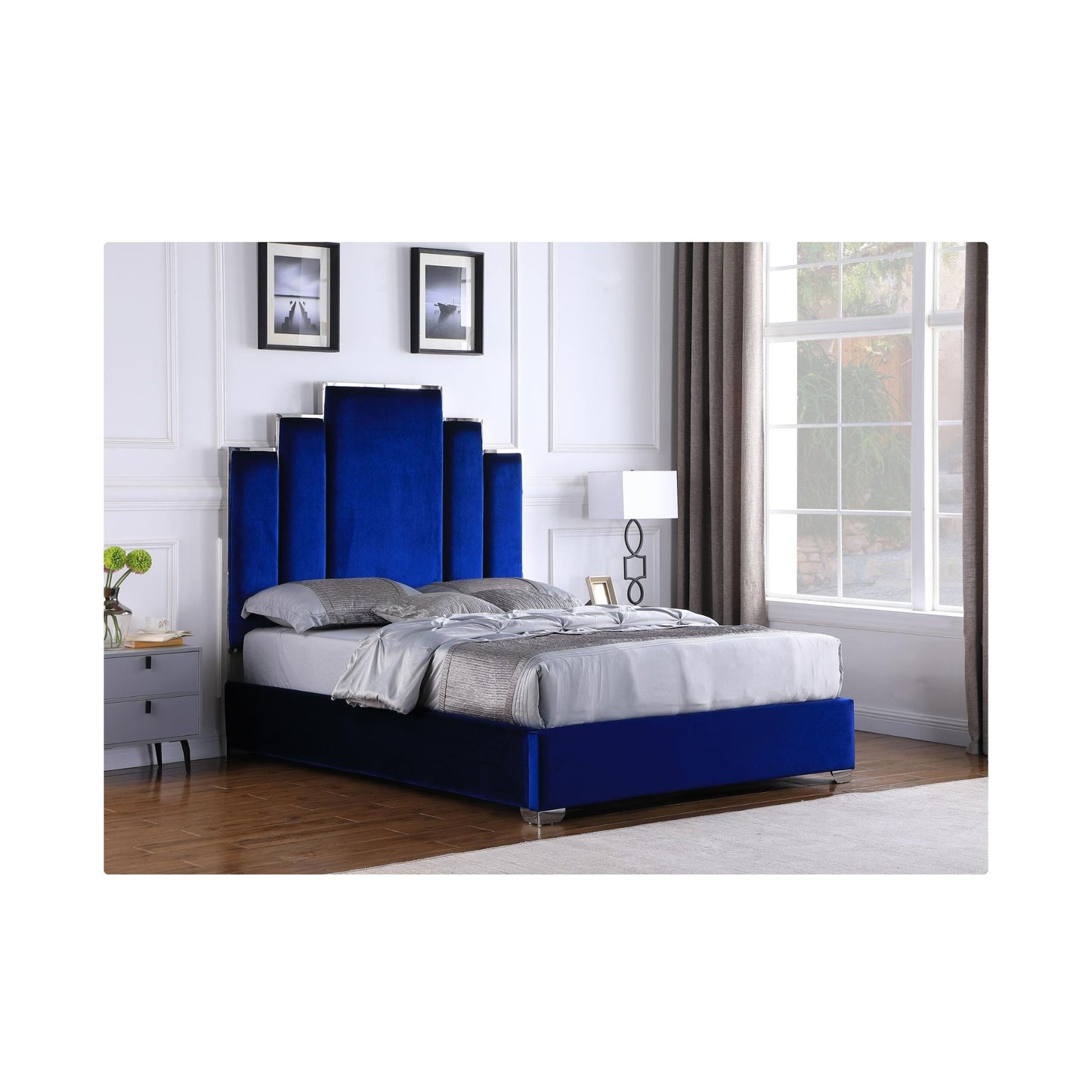 B08 Blue Bed