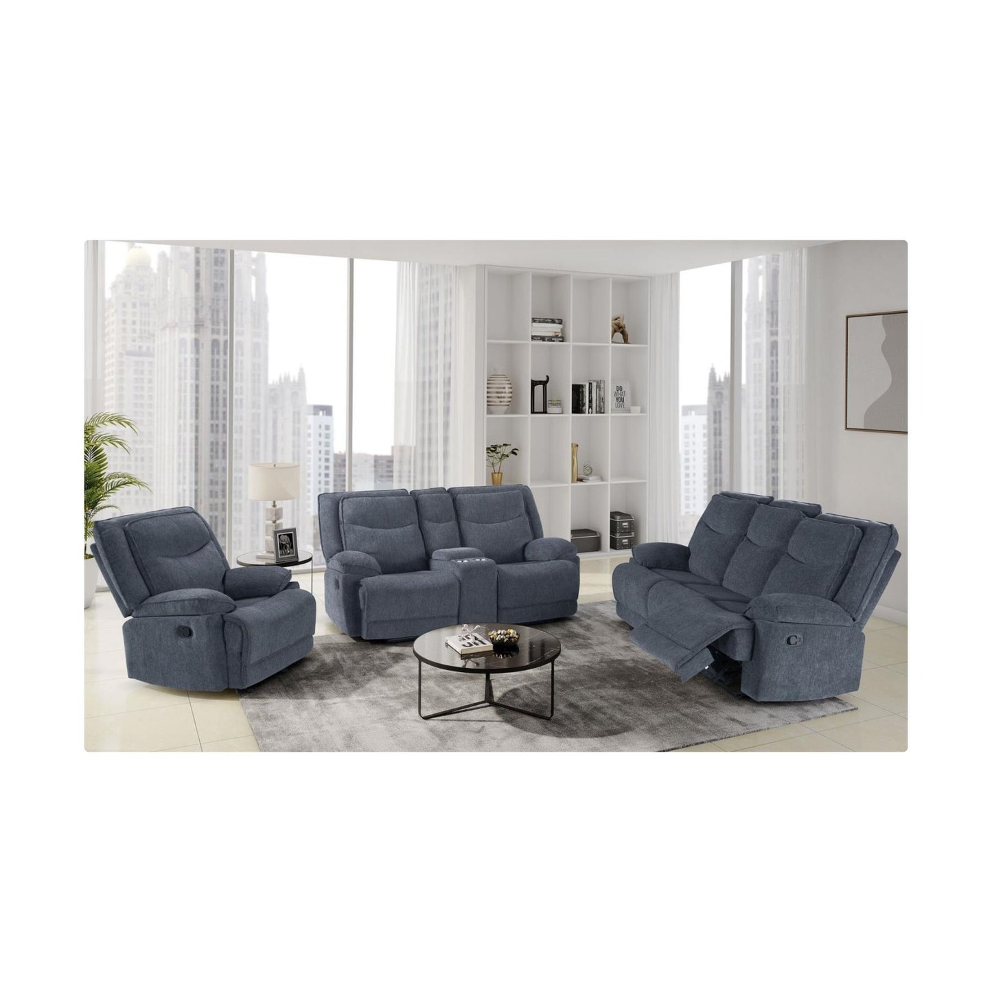 Fabric living room set