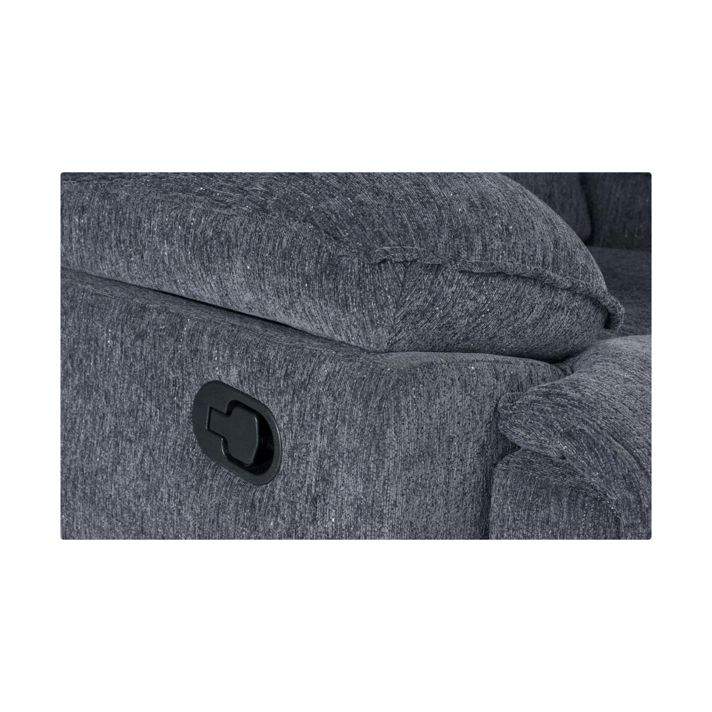Fabric recliner living room set