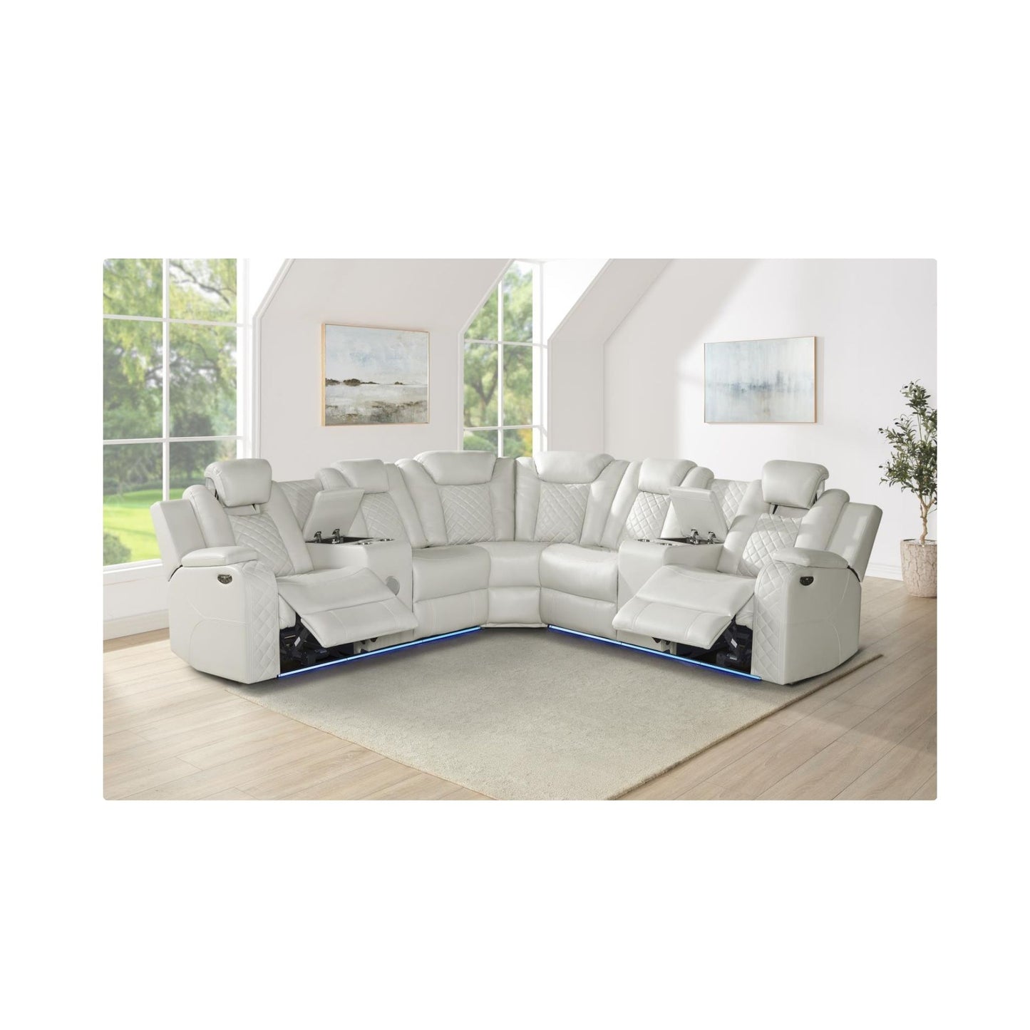 S405 Power Recliner, Power Headrest