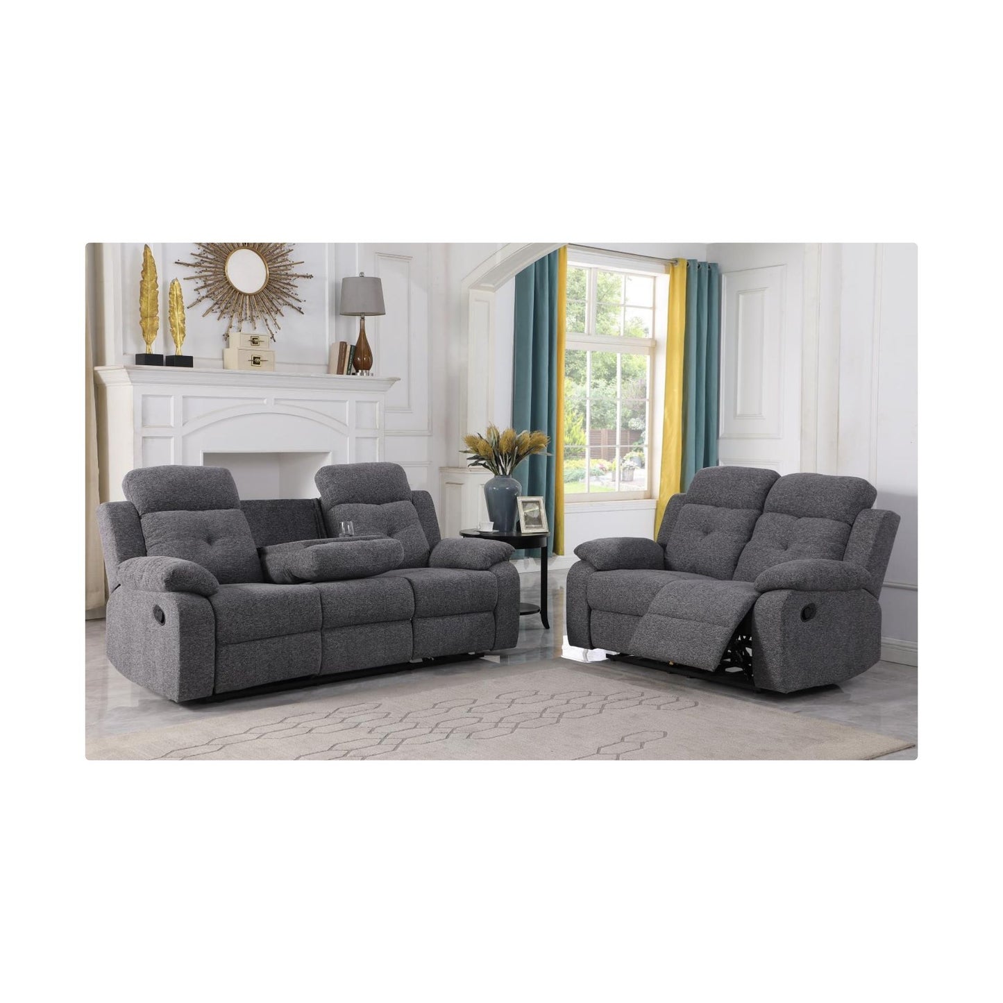 sofa and loveseat