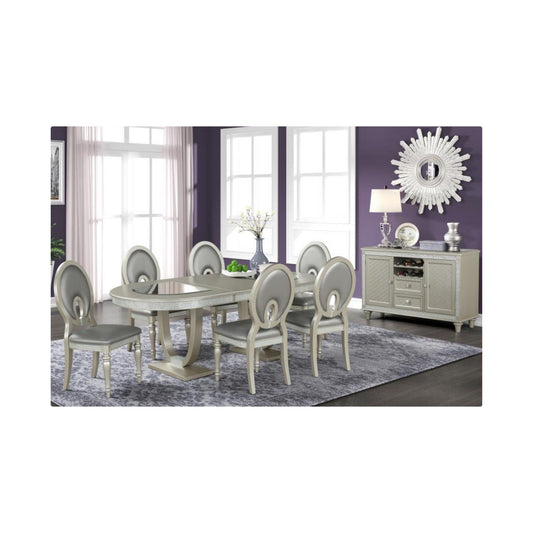D206 Glam Style - Silver - Platinum Finish