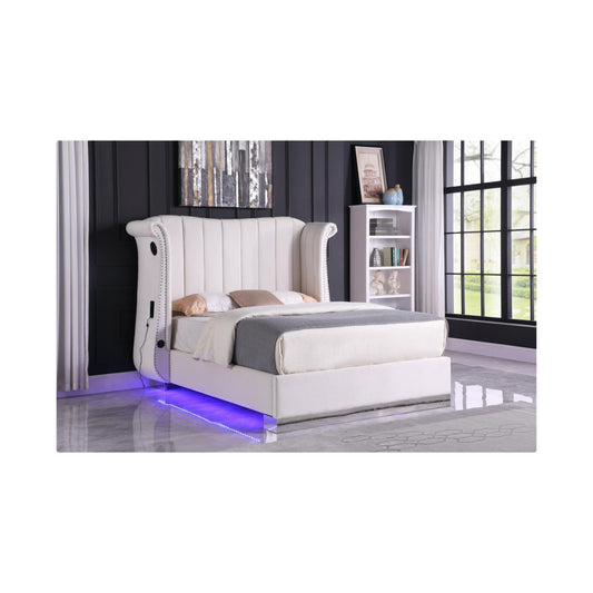 King Bed-B03 Cream