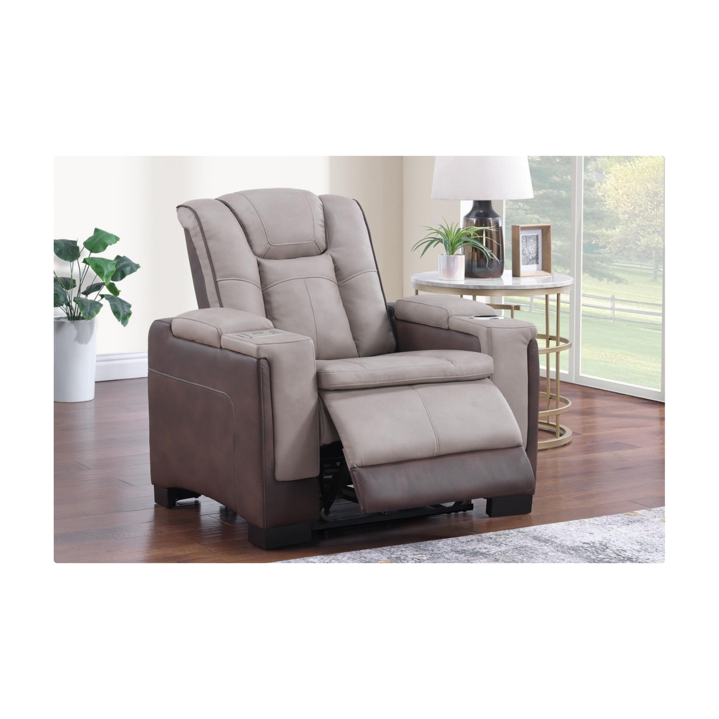 3 piece Two toned recliners