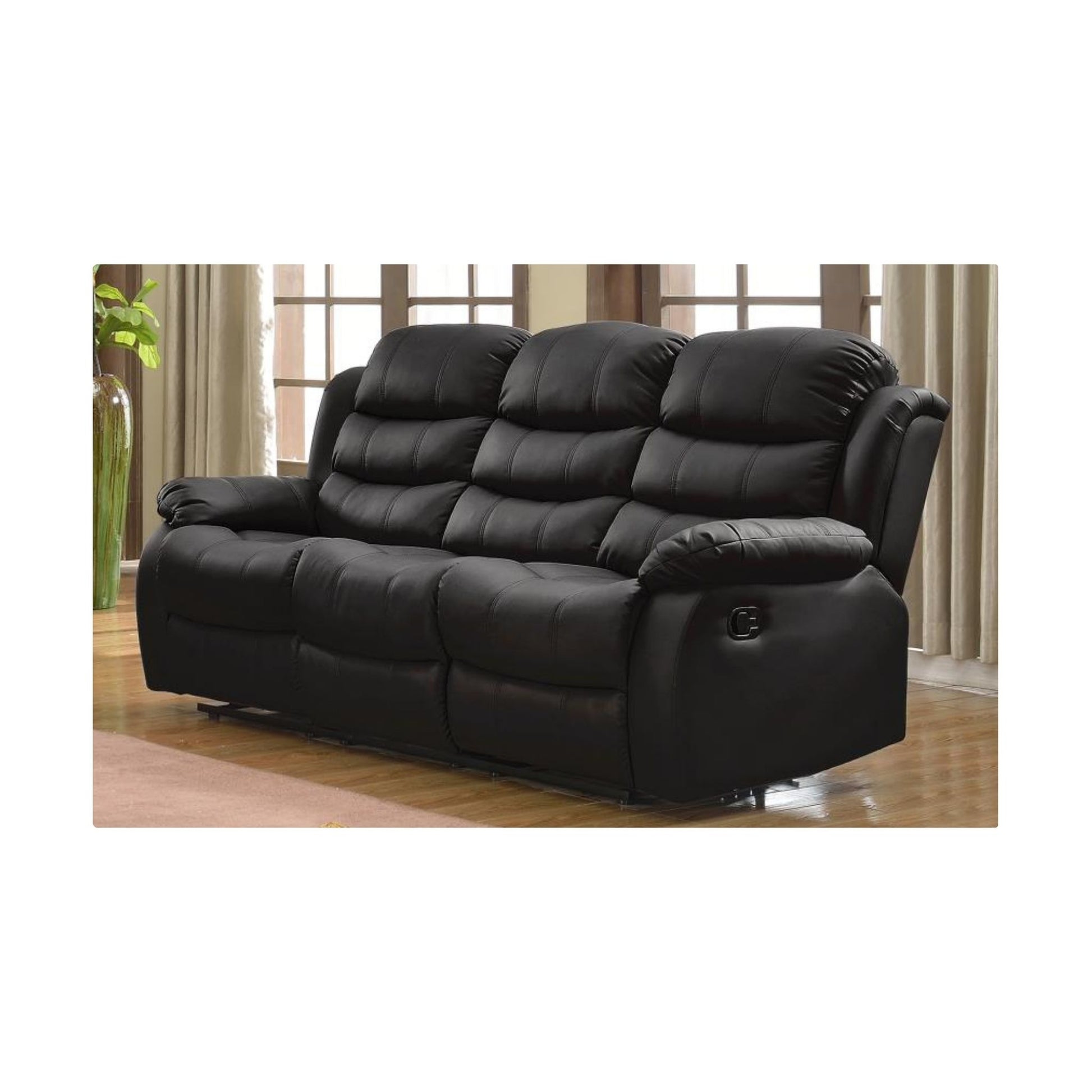 Black sofa and living room set