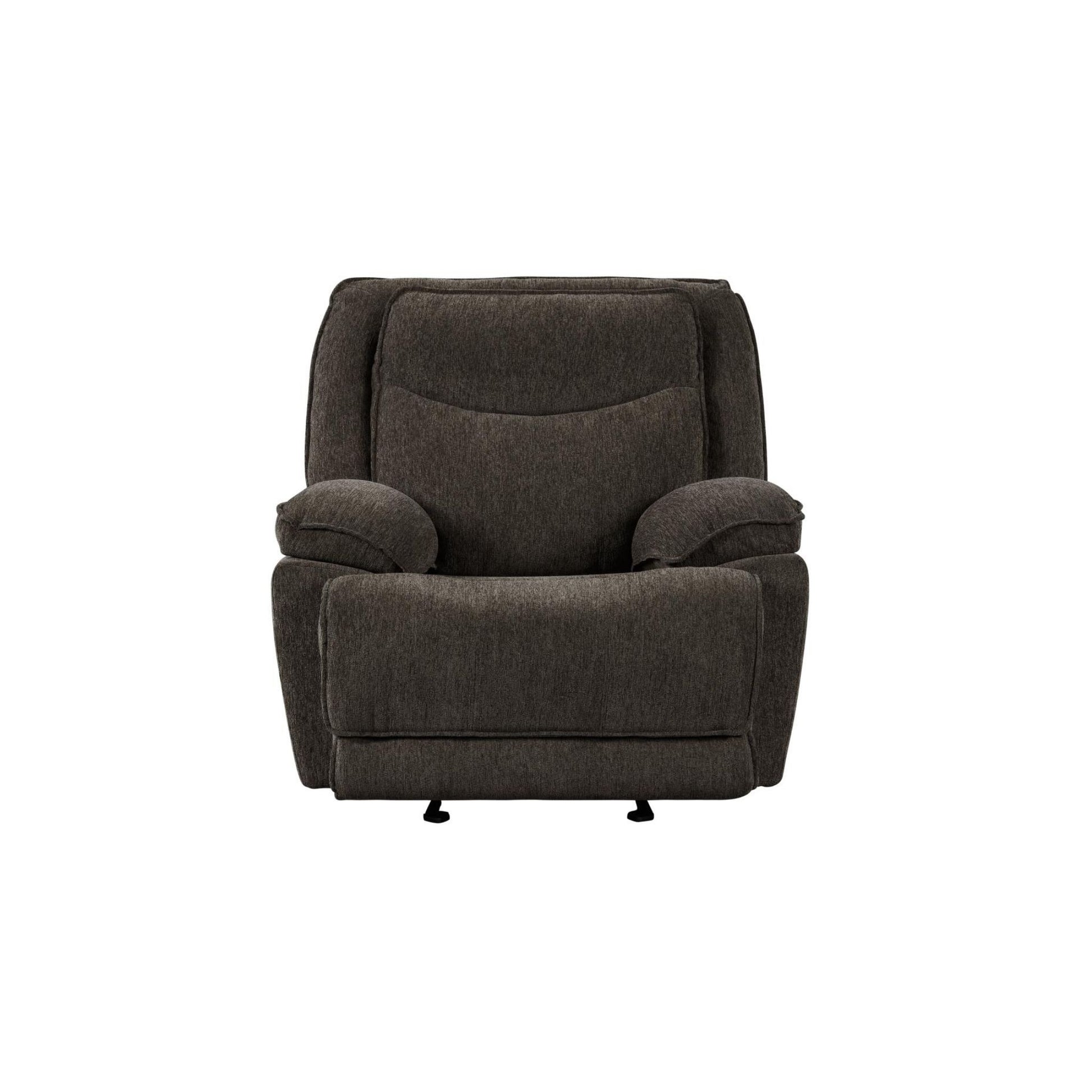 Brown recliner