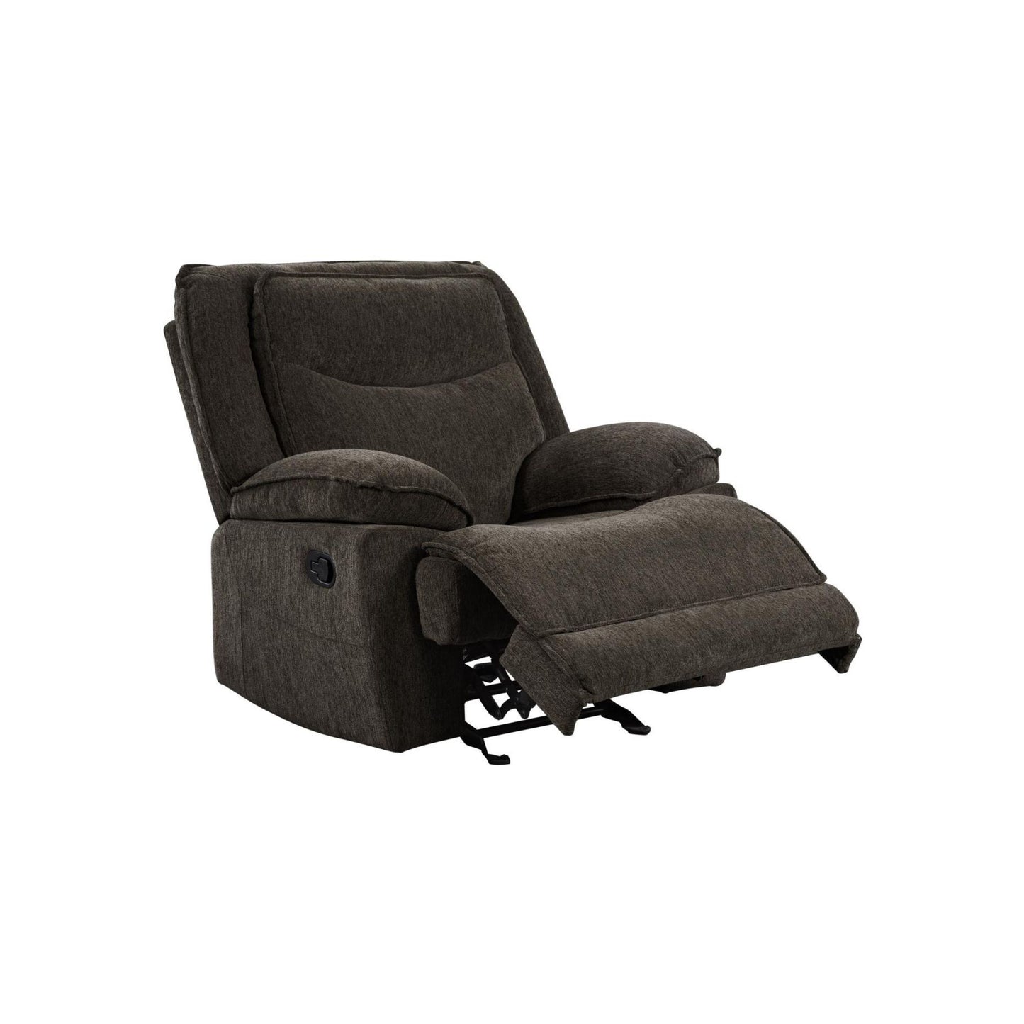 Brown reclines seat