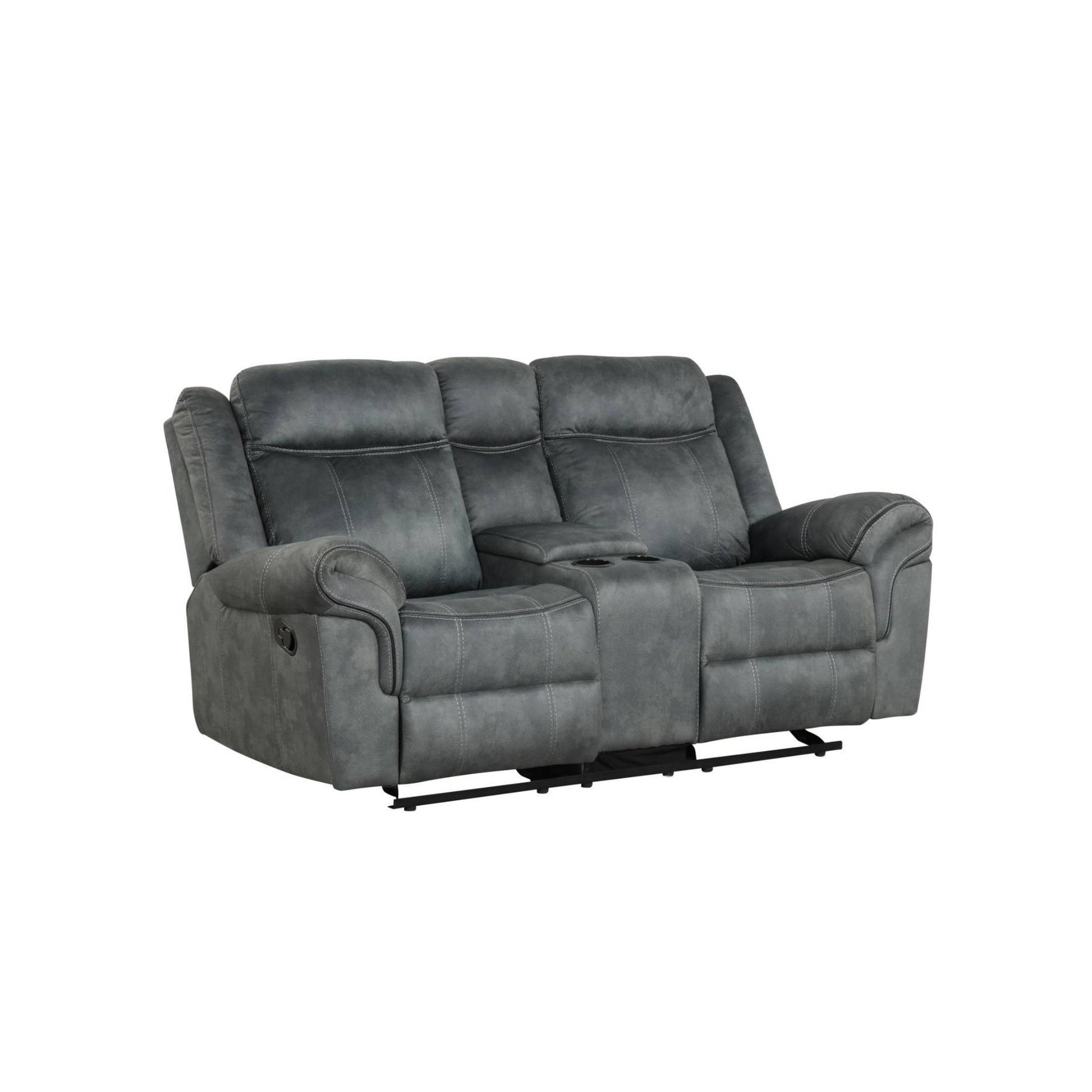 Manual Loveseat with Cupholders