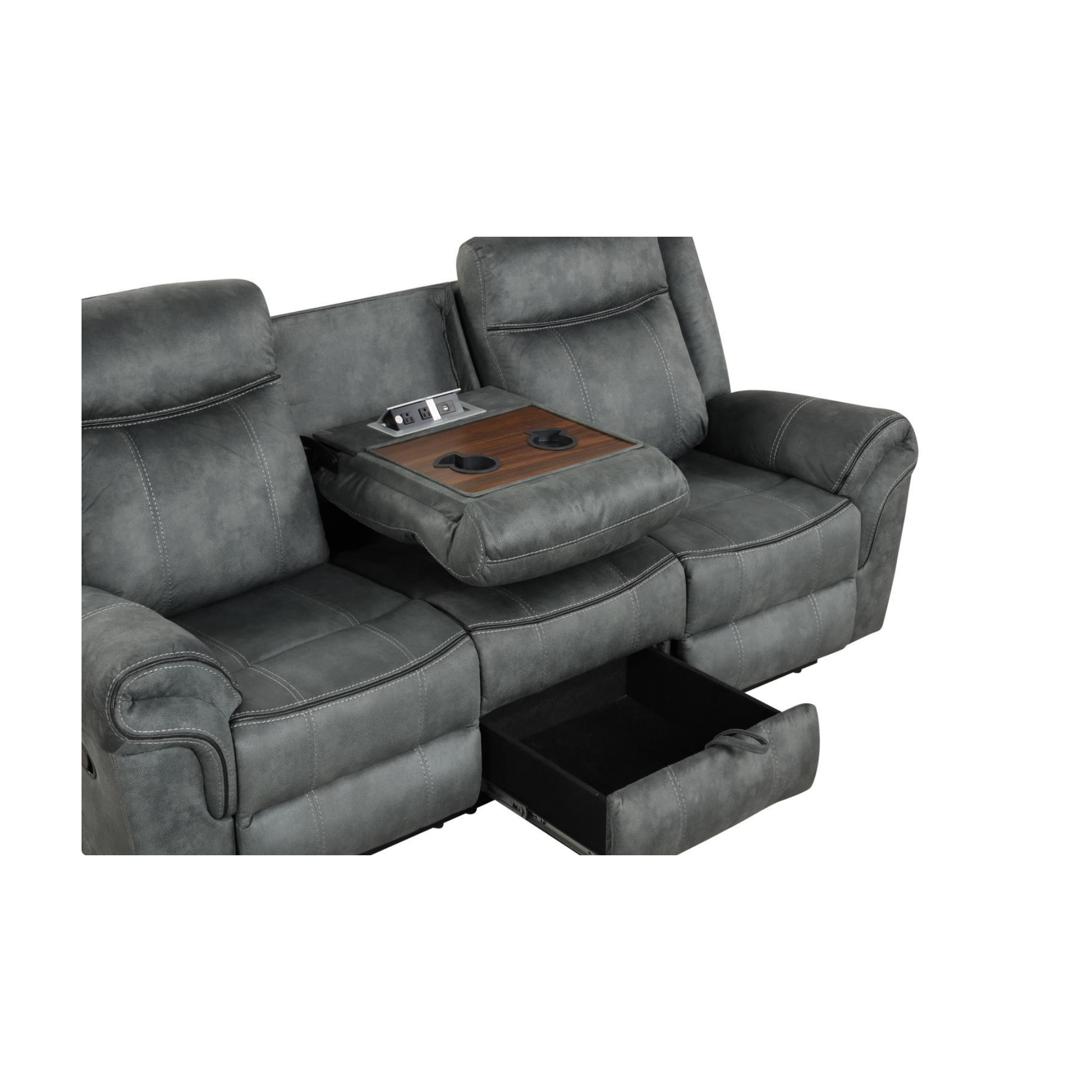 Manual Recliner Sofa with storage