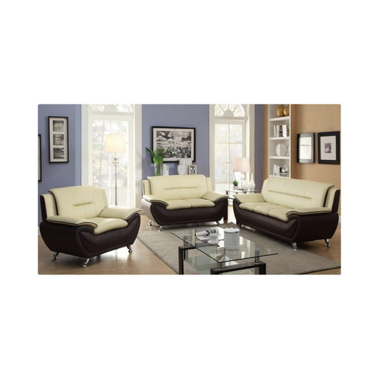 Polaris - Chair, Stationary, Air Leather, Beige Box