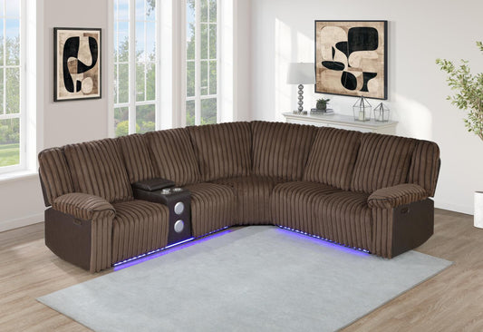 S457 Power Recliner Sectional