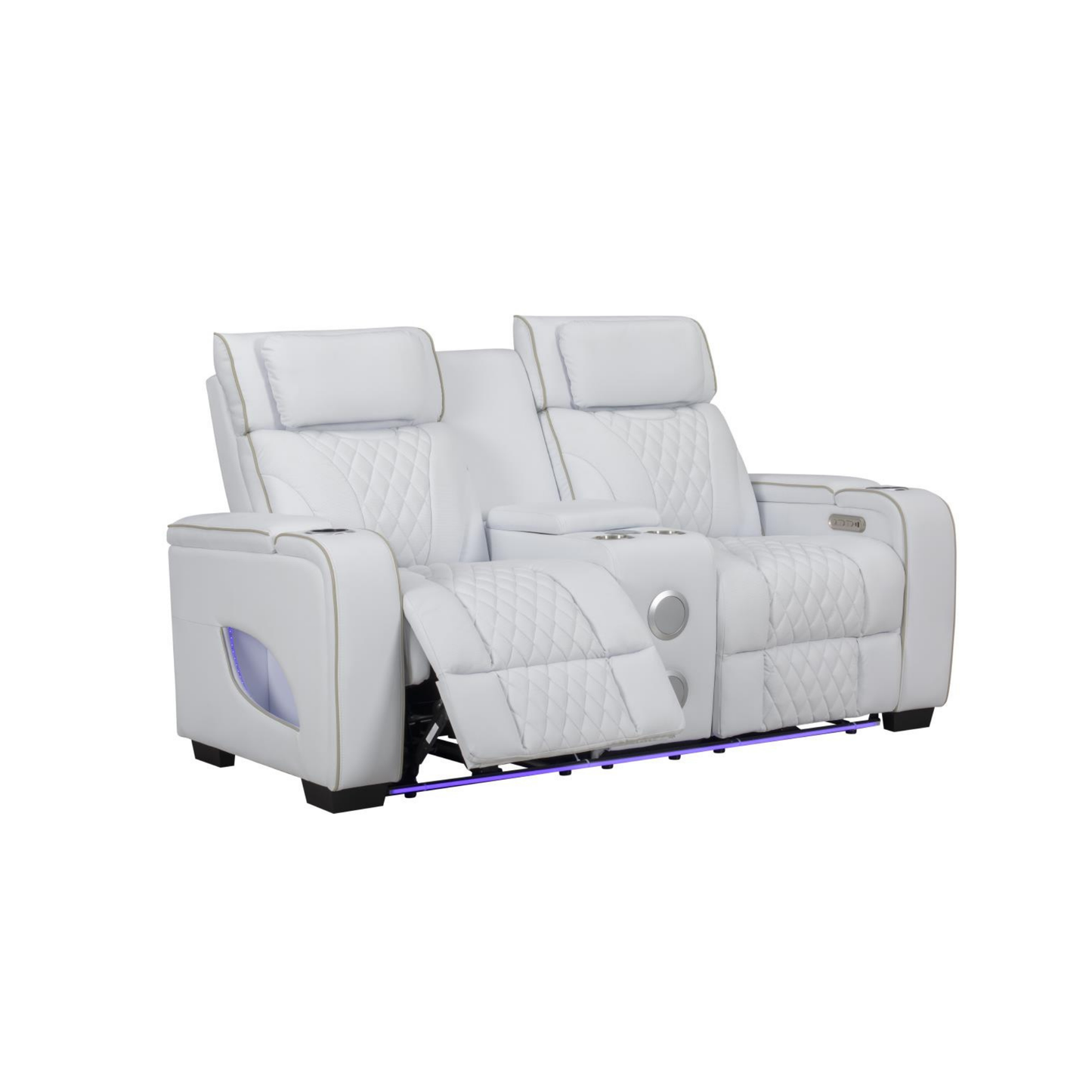 white livingroom set loveseat